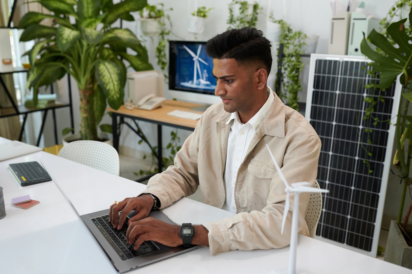 business owner researching REIT terms to gain more knowledge